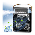 Mini ventilador refrigerador de ar com cinco furos Pequeno ar condicionado, umidificador portátil Pequeno ventilador de refrigeração Refrigeração