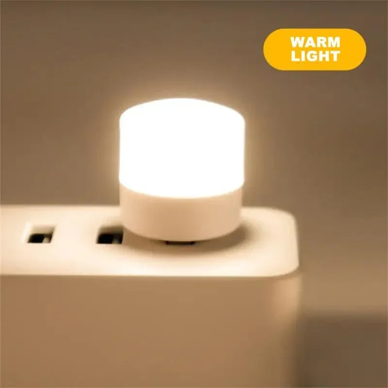 Xiaomi youpin mini luzes usb plug lâmpada proteção para os olhos led night light presente pequena lâmpada redonda decoração do quarto de natal casa.