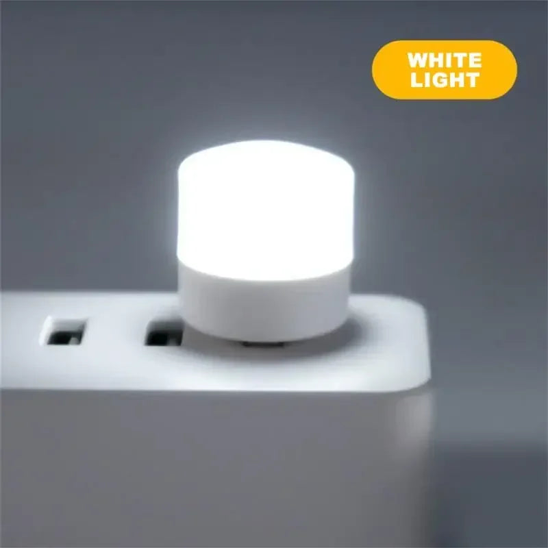 Xiaomi youpin mini luzes usb plug lâmpada proteção para os olhos led night light presente pequena lâmpada redonda decoração do quarto de natal casa.